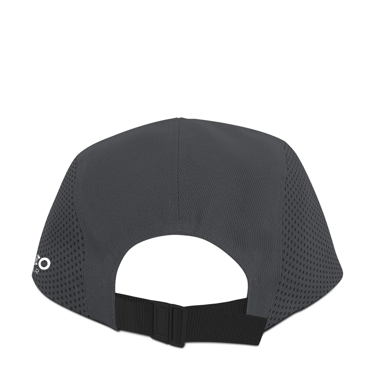 5-PANEL TRAIL HAT BLACK WHITE - Image 3